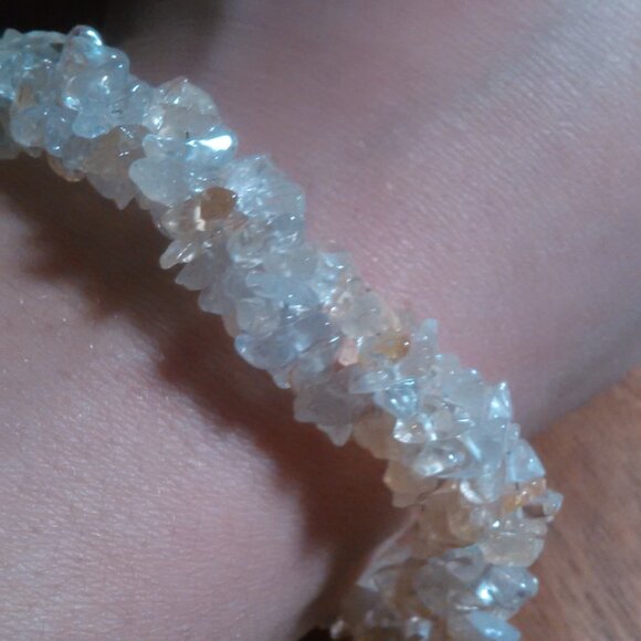 Jewelry - Citrine Chips Sterling Silver Bracelet